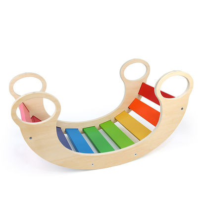OEM Baby Montessori Rainbow Drewniana rama wspinaczkowa