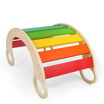 OEM Baby Montessori Rainbow Drewniana rama wspinaczkowa