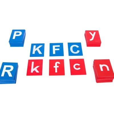 Drewniane tabliczki do kreślenia alfabetu dla dzieci Montessori