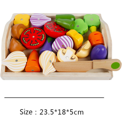 Montessori Kitchen Udawaj zabawka dla dzieci do cięcia owoców Vegeta