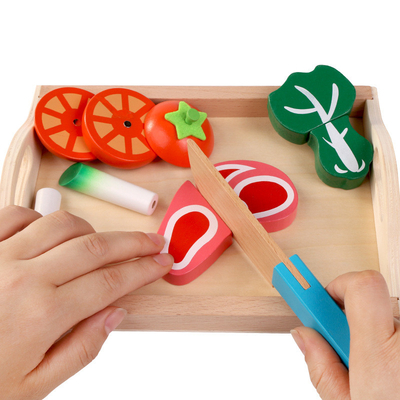Montessori Kitchen Udawaj zabawka dla dzieci do cięcia owoców Vegeta