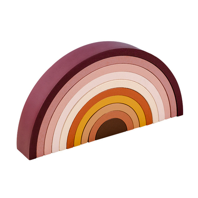 Montessori Rainbow klocki do budowy dla dzieci drewniana zabawka bezpieczna nietoksyczna DIY kreatywna gra w układanie równowagi zabawka edukacyjna