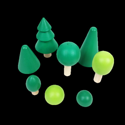 DIY 3D Drewniane zabawki Tęczowe klocki Duży rozmiar dla dzieci Dzieci