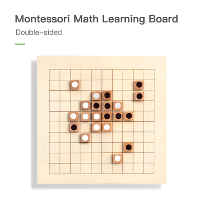 Montessori Edukacyjna drewniana zabawka matematyczna do liczenia liczby w wieku przedszkolnym