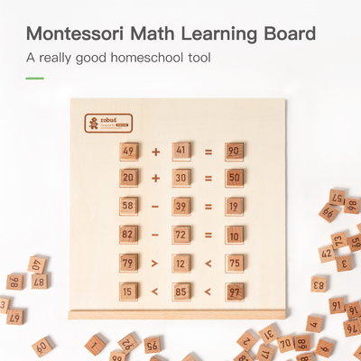 Montessori Edukacyjna drewniana zabawka matematyczna do liczenia liczby w wieku przedszkolnym