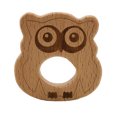 Drewniane gryzaki dla dzieci Food Grade Animal Tortoise Koala Whale Turtle Shape