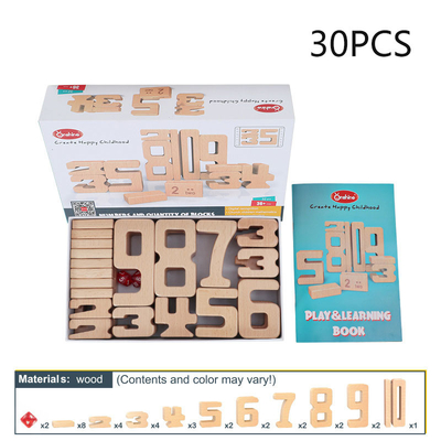 Cyfrowe klocki drewniane matematyczne zabawki cyfrowe balans dla dzieci Jenga zabawka Montessori edukacyjne zabawki z naturalnego drewna fo
