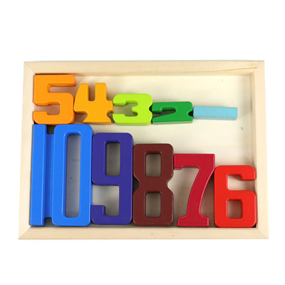 Cyfrowe klocki drewniane matematyczne zabawki cyfrowe balans dla dzieci Jenga zabawka Montessori edukacyjne zabawki z naturalnego drewna fo