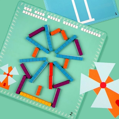 Puzzle arytmetyczne drewniane dla dziecka wczesne uczenie się logicznego myślenia