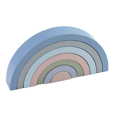 Dzieci Rainbow Blocks Konstruktor Montessori Edukacyjne dla dzieci
