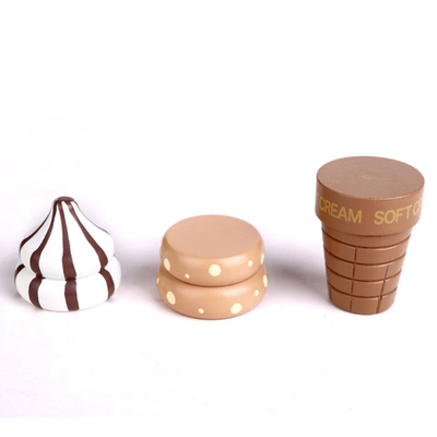 3D Montessori Magnetyczny drewniany zestaw miniatur do wczesnej edukacji