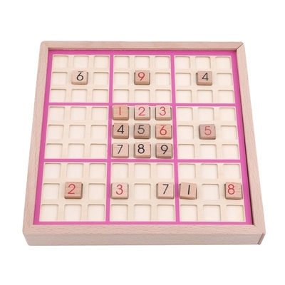 Dzieci Sudoku Chess Beech International Warcaby Składany stół do gry