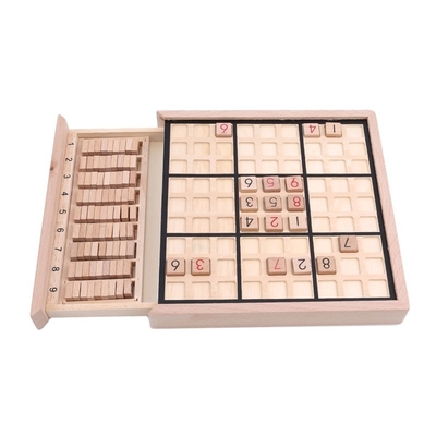 Dzieci Sudoku Chess Beech International Warcaby Składany stół do gry