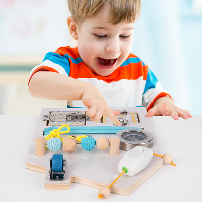 Składana drewniana deska do ćwiczeń Montessori Odblokuj trening umiejętności życiowych