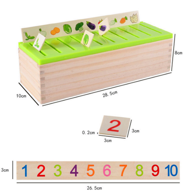 Drewniane zabawki Montessori dla dzieci Klasyfikacja wiedzy matematycznej