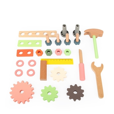 Drewniana interakcja rodzica i dziecka Play House Symulacja Puzzle DIY Zabawka