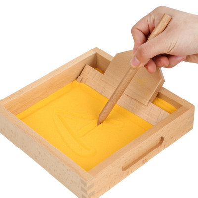 Pudełko do malowania piasku Montessori Nauczanie mowy Zabawki edukacyjne