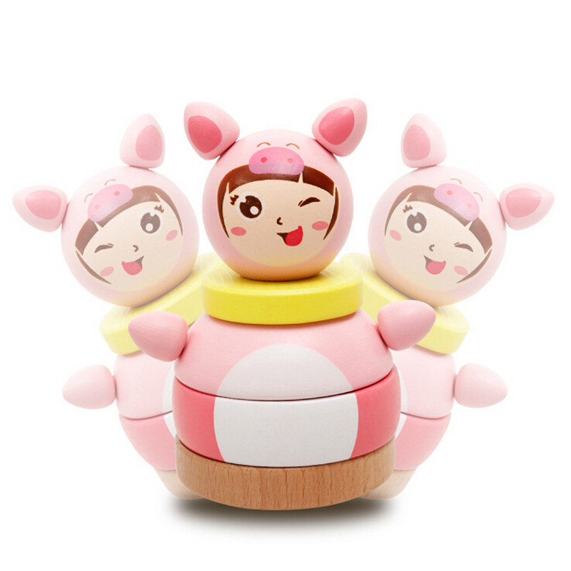 Tumbler Doll Roly Poly Mobilna grzechotka Zabawka dla niemowląt Noworodki Prezent dla dzieci